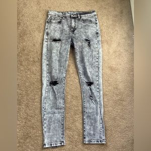 Men’s Skinny black and grey jeans size 30-30